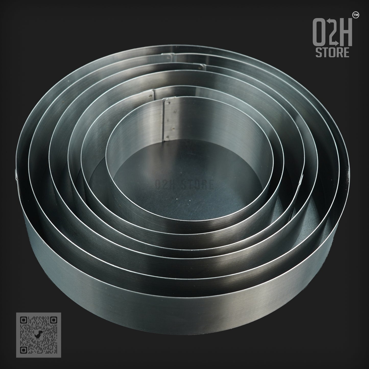 Steel Cake Ring – Mousse & Fondant Shaper