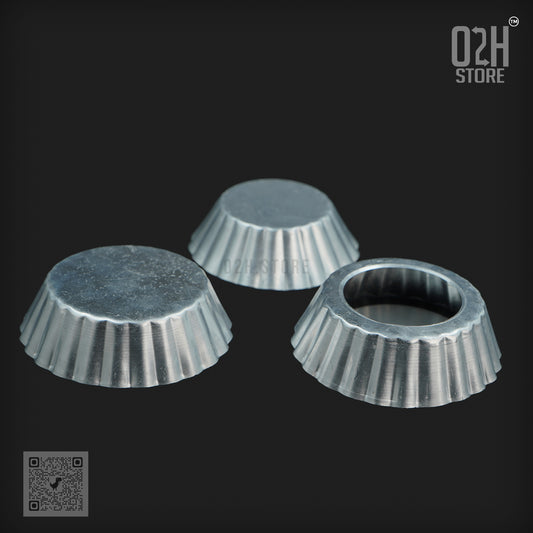 Aluminium Pie Tart Mould – ((2"x1"), (3.5" x 1"),(3.7" x 1"))