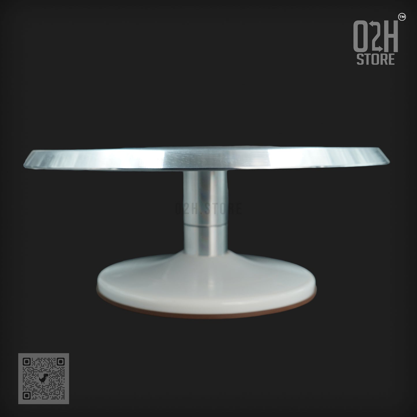 31 cm Steel Cake Turntable – 360° Rotating Stand