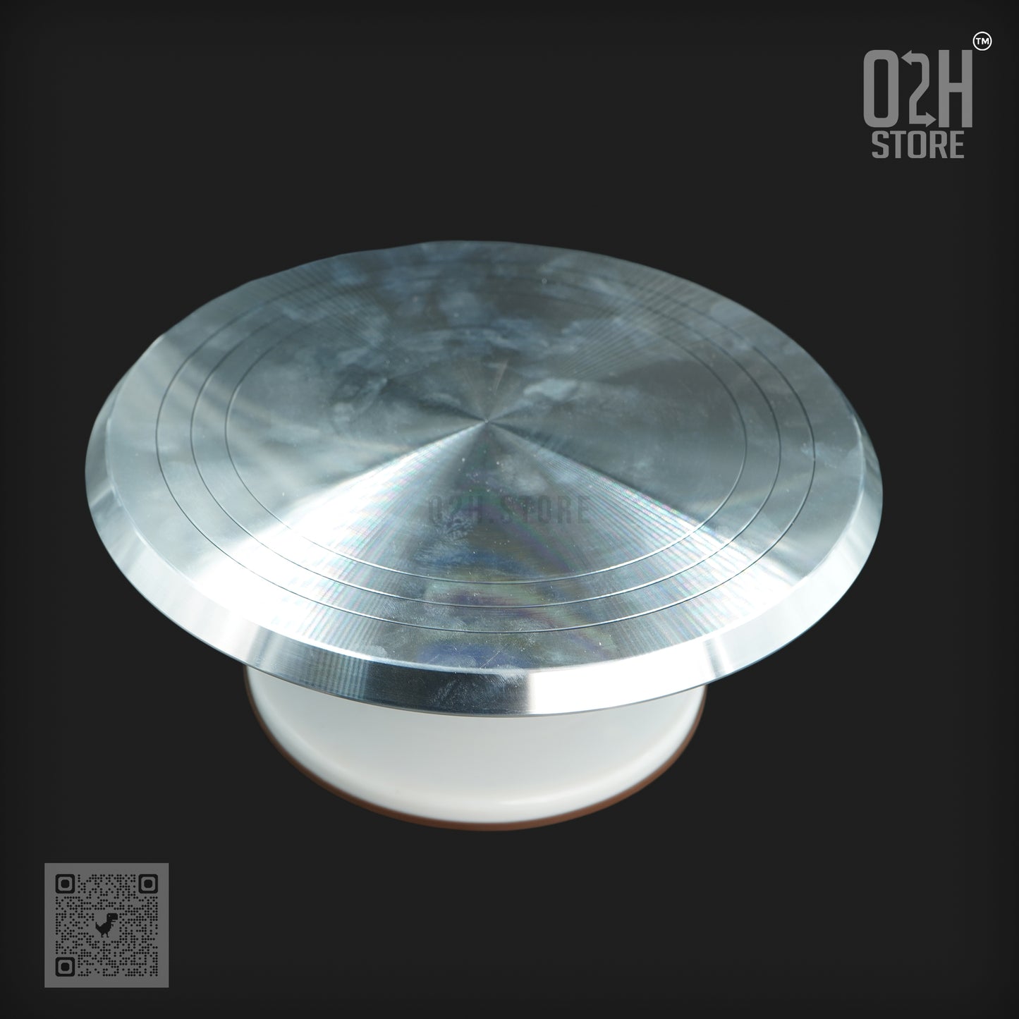 31 cm Steel Cake Turntable – 360° Rotating Stand