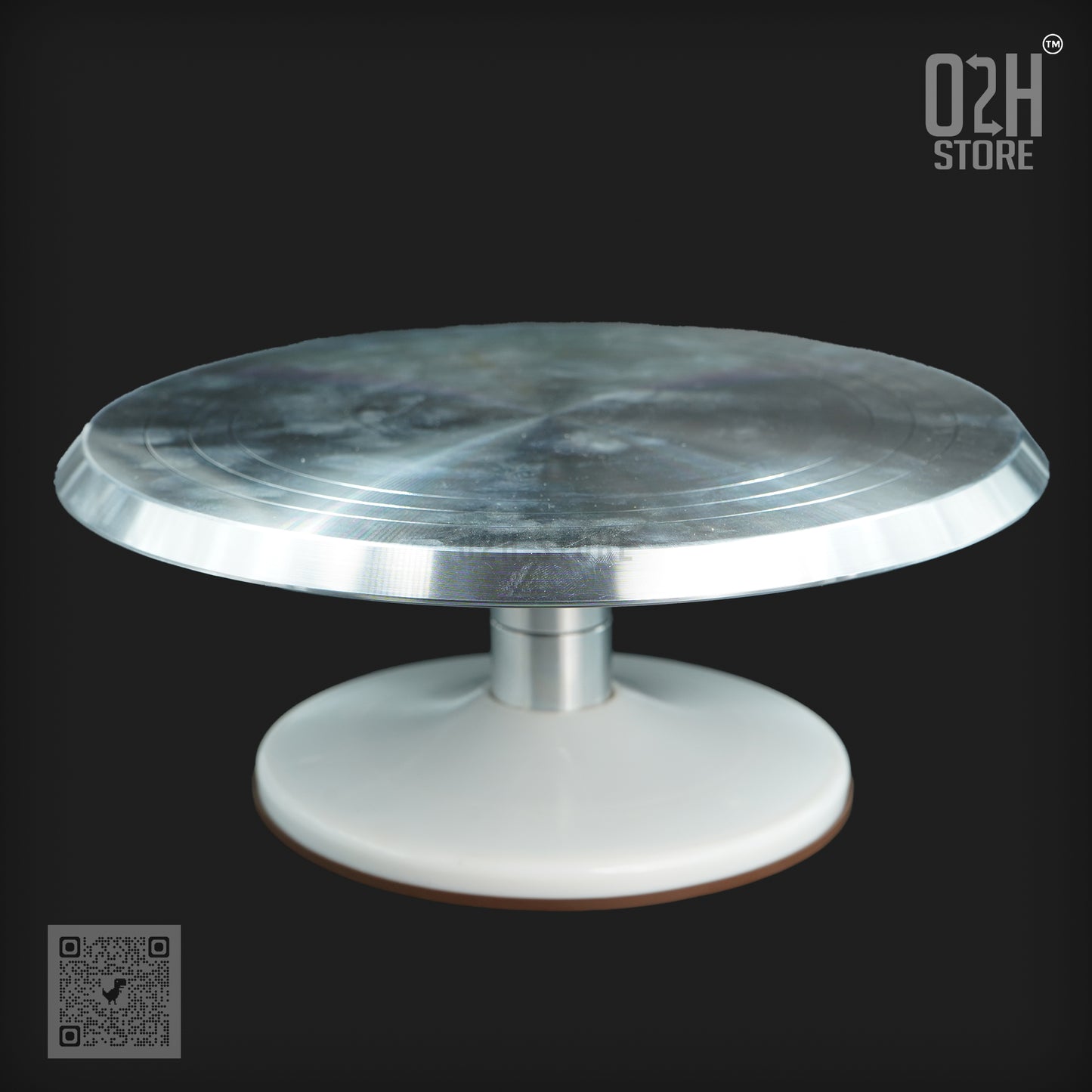 31 cm Steel Cake Turntable – 360° Rotating Stand
