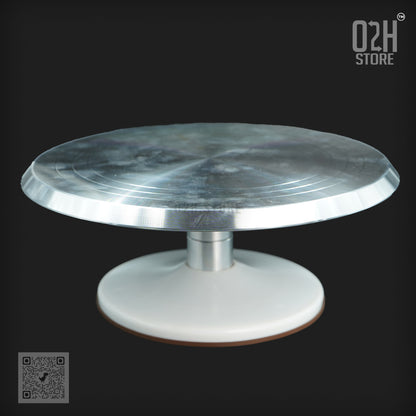 31 cm Steel Cake Turntable – 360° Rotating Stand