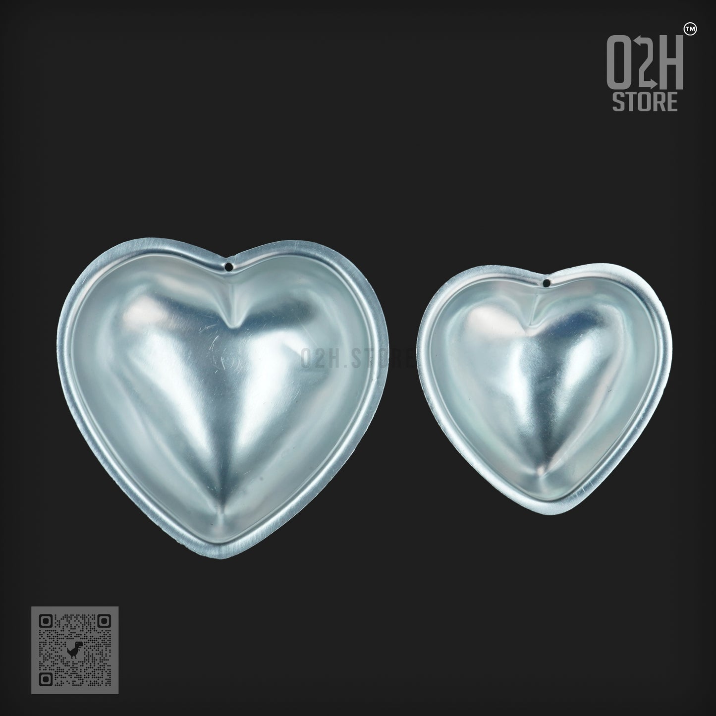 Mini Heart Cake Tin – Aluminium Mould