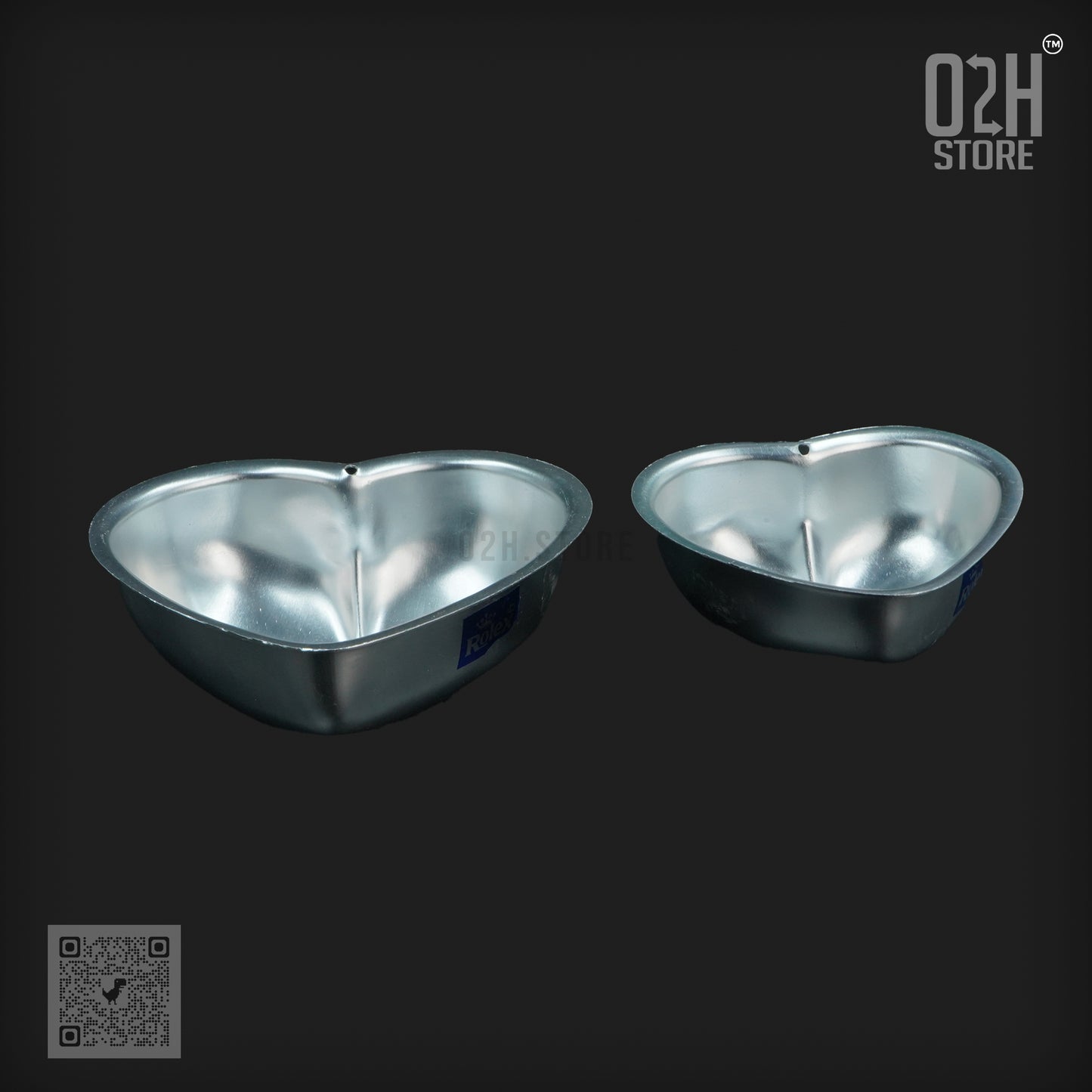 Mini Heart Cake Tin – Aluminium Mould