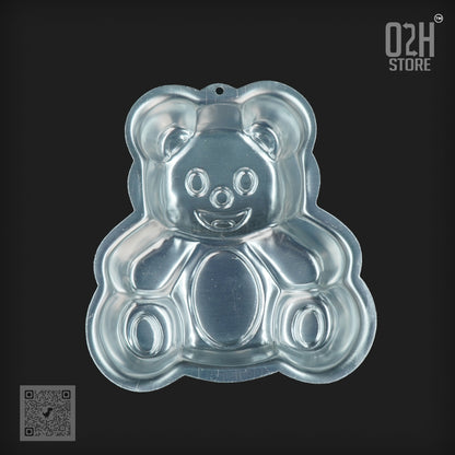 5" Cartoon Bear Cake Tin – Aluminium Mould
