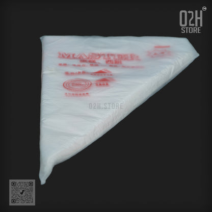 15" Transparent Piping Bags – Polythene Icing Set