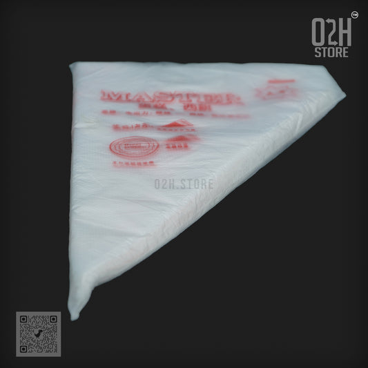 15" Transparent Piping Bags – Polythene Icing Set