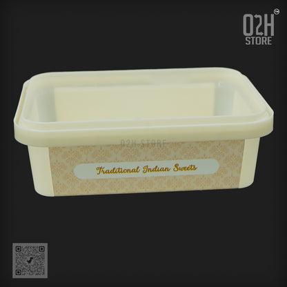 500 g Festive IML Boxes – Perfect for Sweets & Snacks!