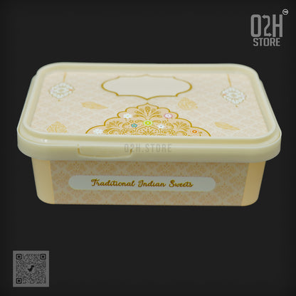 500 g Festive IML Boxes – Perfect for Sweets & Snacks!