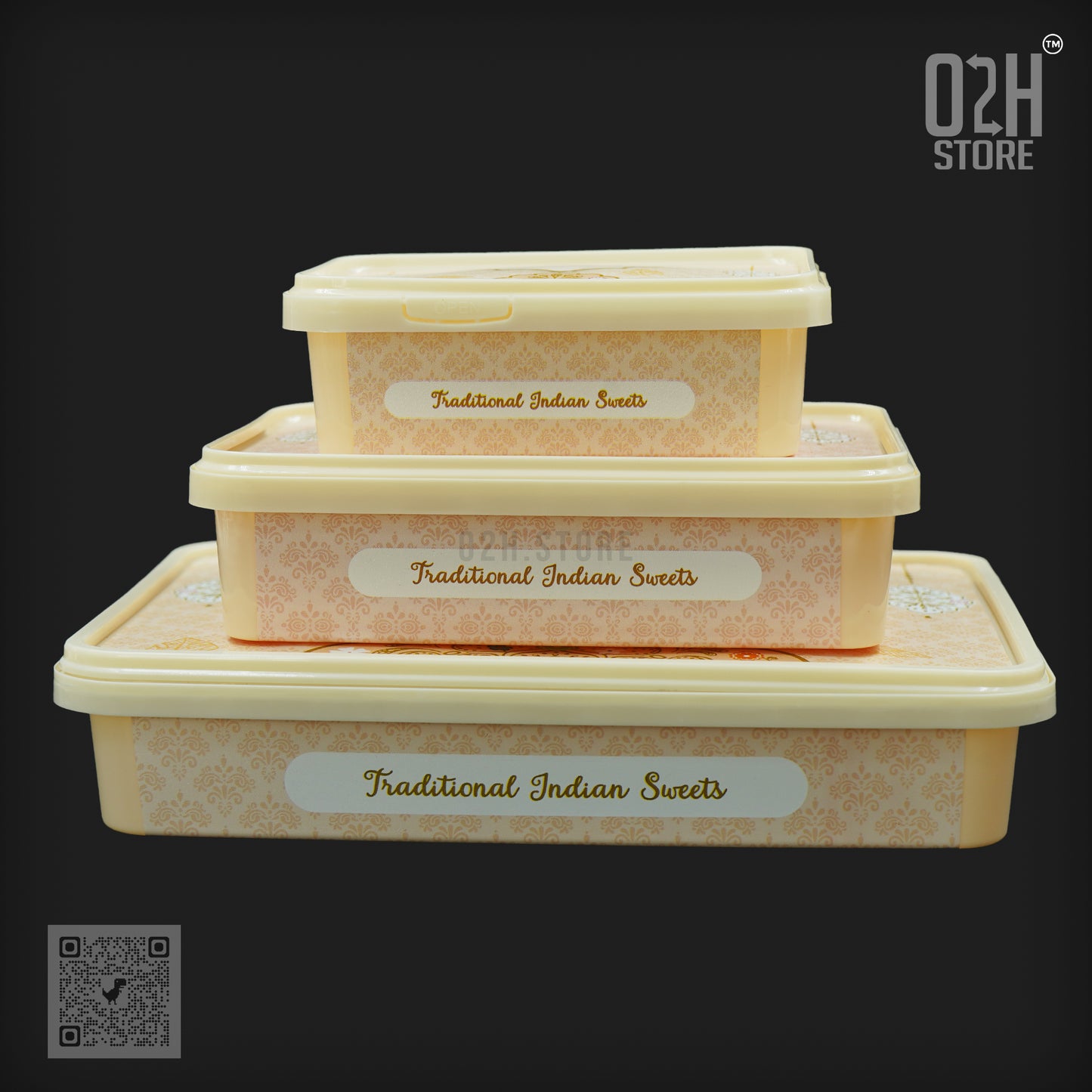 500 g Festive IML Boxes – Perfect for Sweets & Snacks!