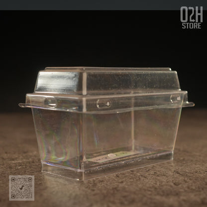 125ml Rectangle Mousse Container with Lid